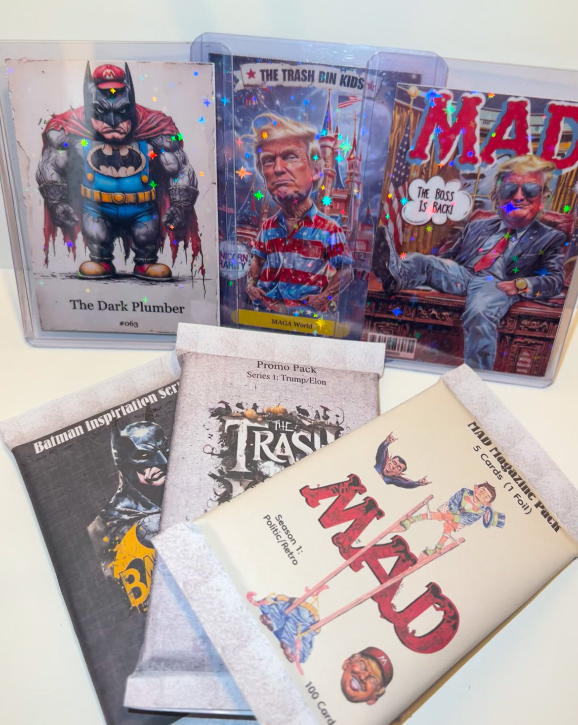 Batman + TBK + MAD Trading Card Pack Set ~ You Get All 3 Packs
