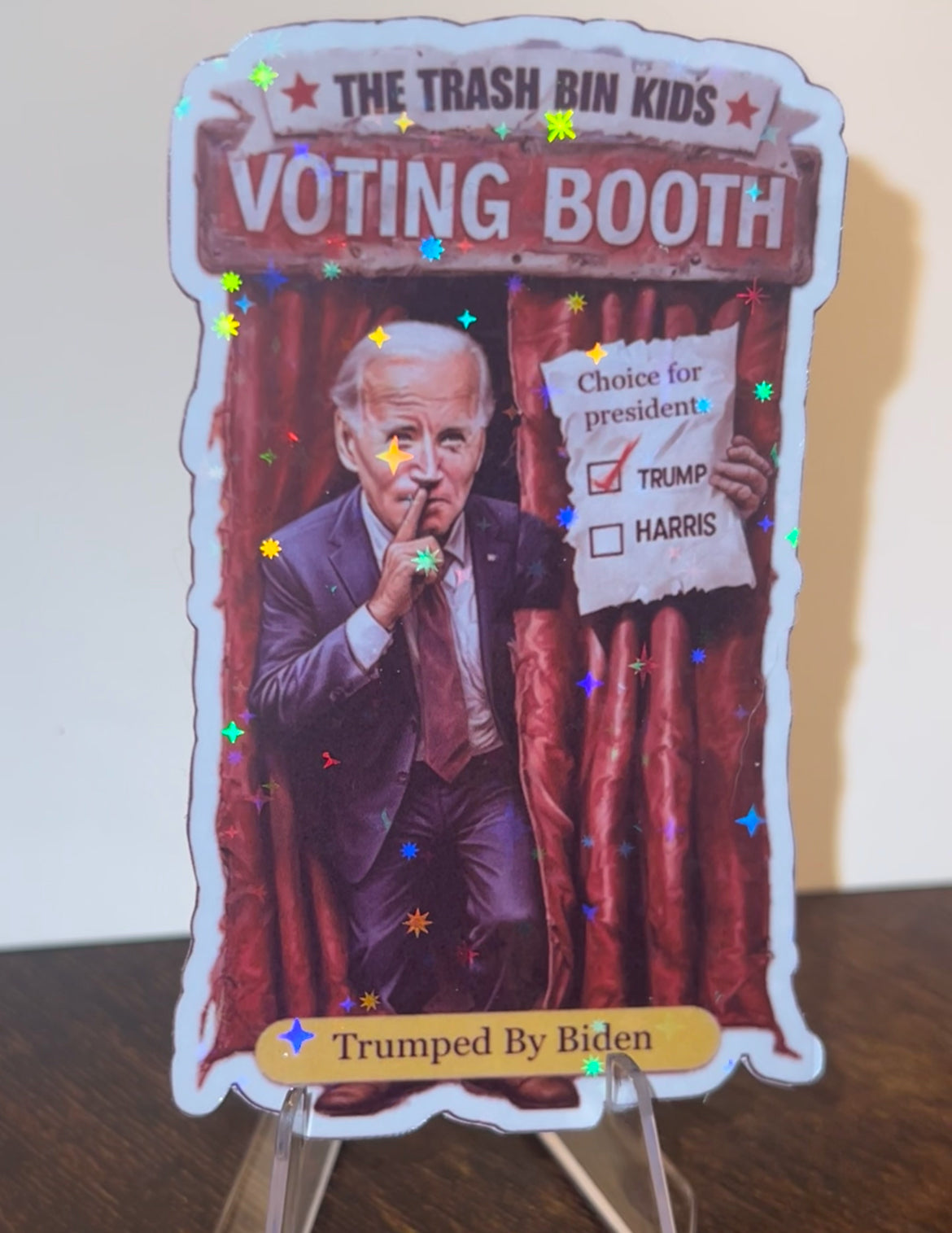 Trash Bin Kids Sticker ~ Waterproof