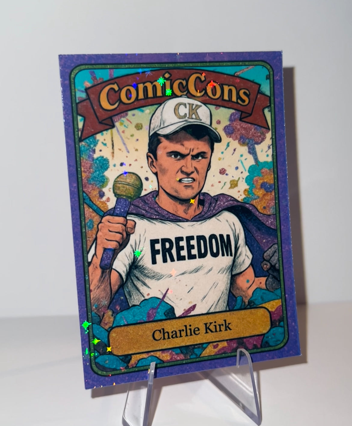 Comic Cons Trading Card S|1 Charlie Kirk