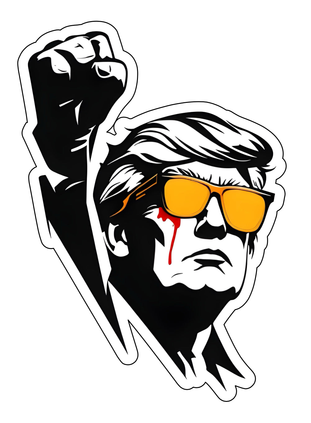 Donald Trump Stickers ~ 6Pcs