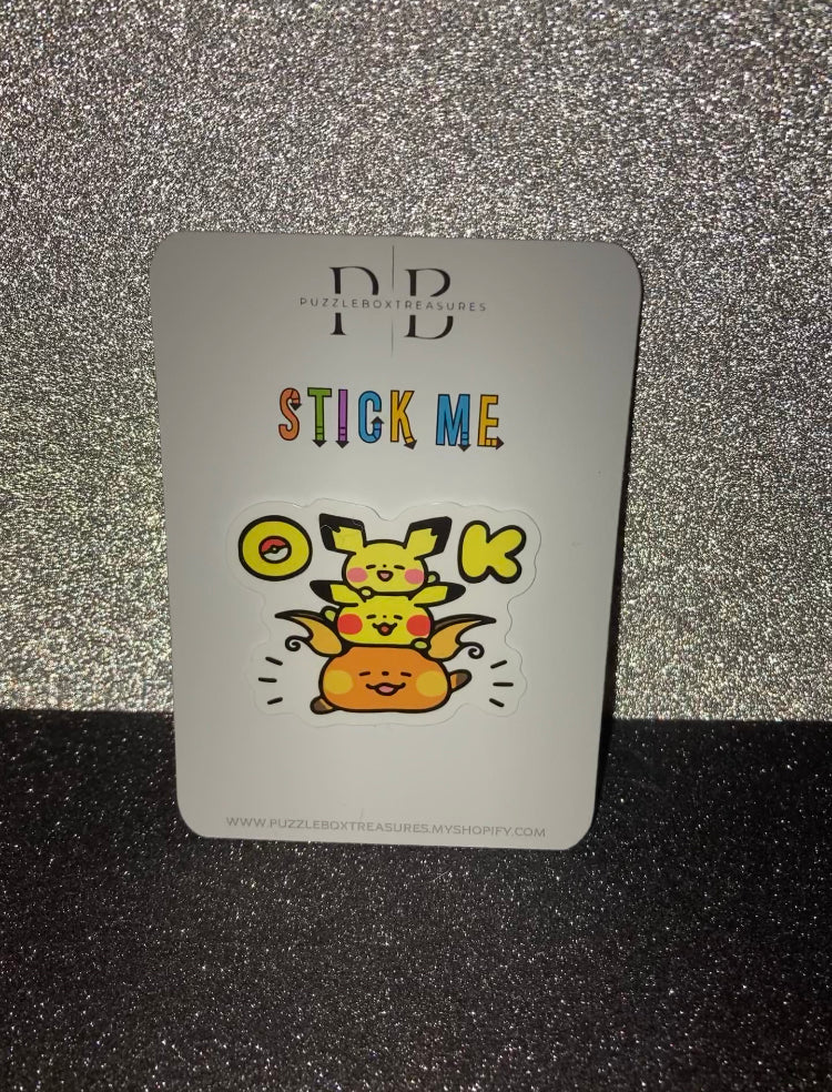 Pokémon “Stick Me” Stickers