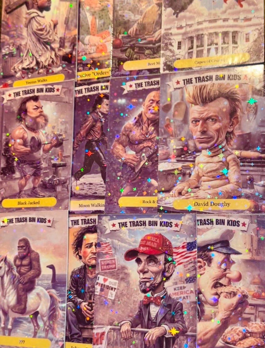 50 ALL HOLO (of 150) SET Of Cards ~ The Trash Bin Kids |S2|