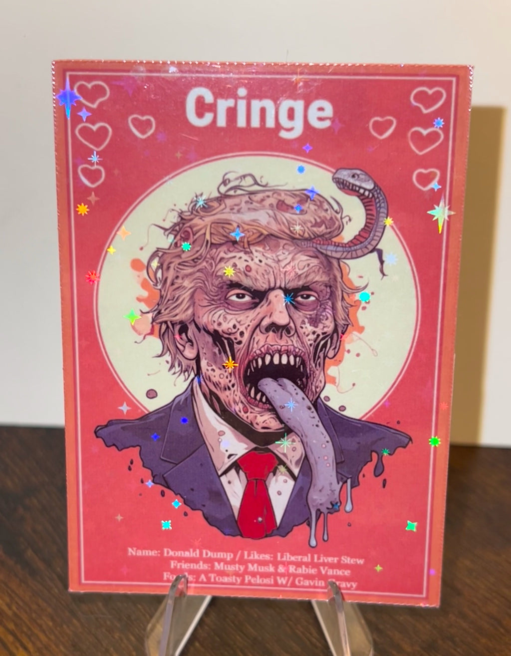 Cringe Trading Card ~ Trump