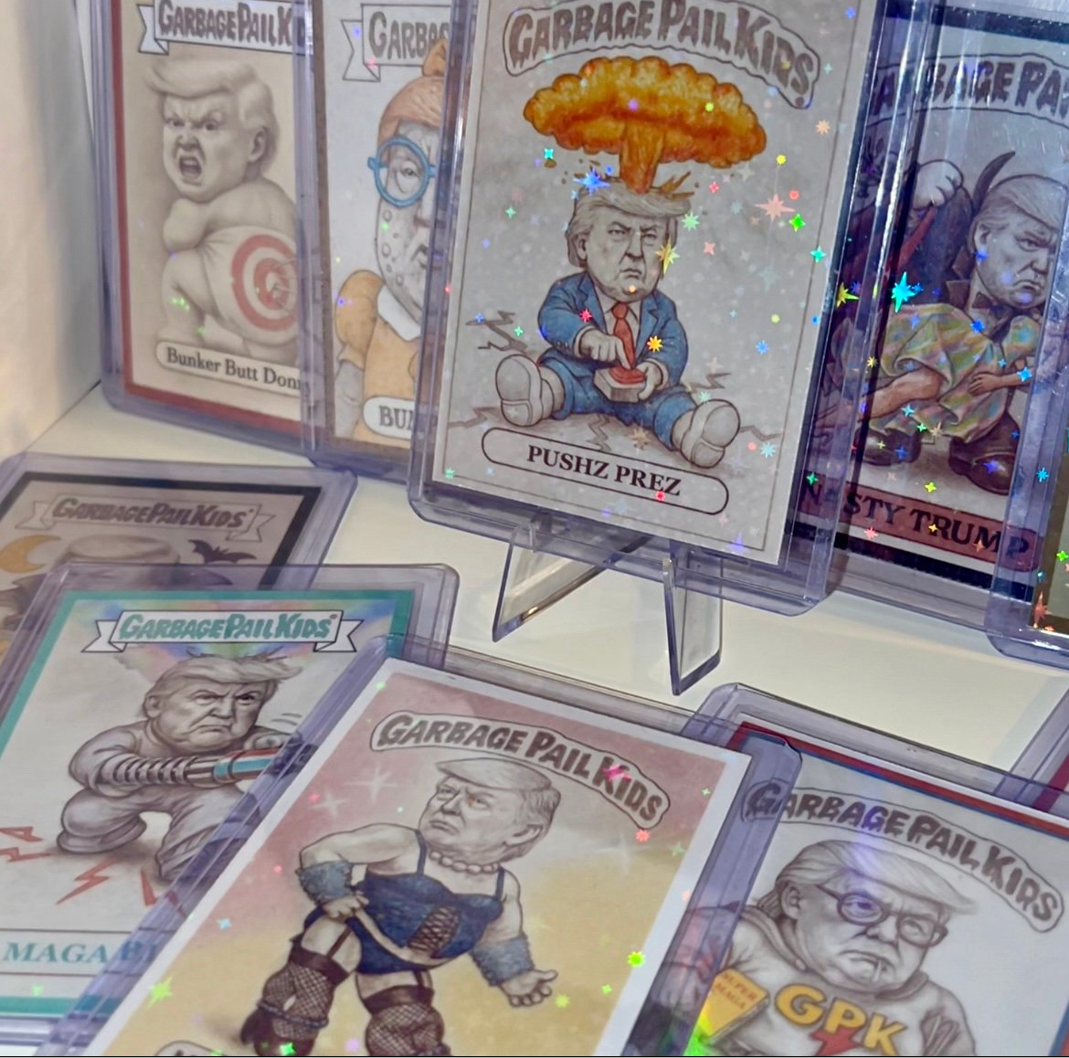 Garbage Pail Kids Trading Cards ~ Donald Trump ~ 12 Card Assortment
