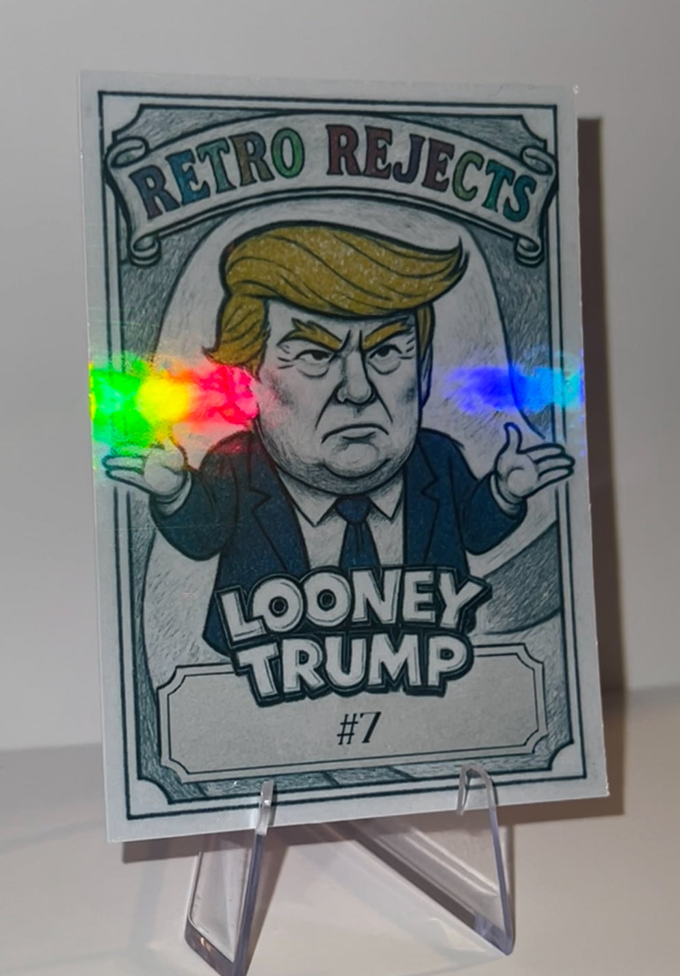 Retro Rejects Trading Card ~ S|1 ~ Trump #7