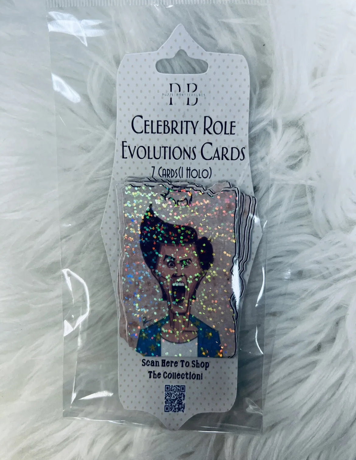 Jim Carrey Evolution Cards ~ 7 Cards 1 Holo ~ Hollywood Memorabilia-