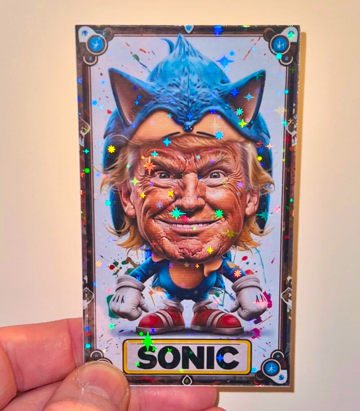 Trump Trading Card ~ Sonic