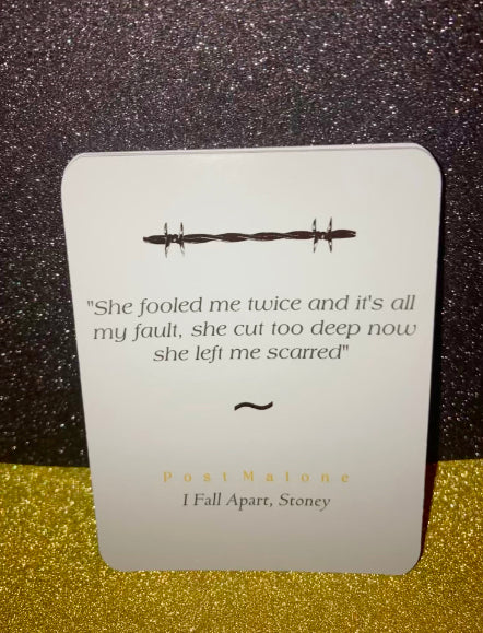 Post Malone Lyric Cards