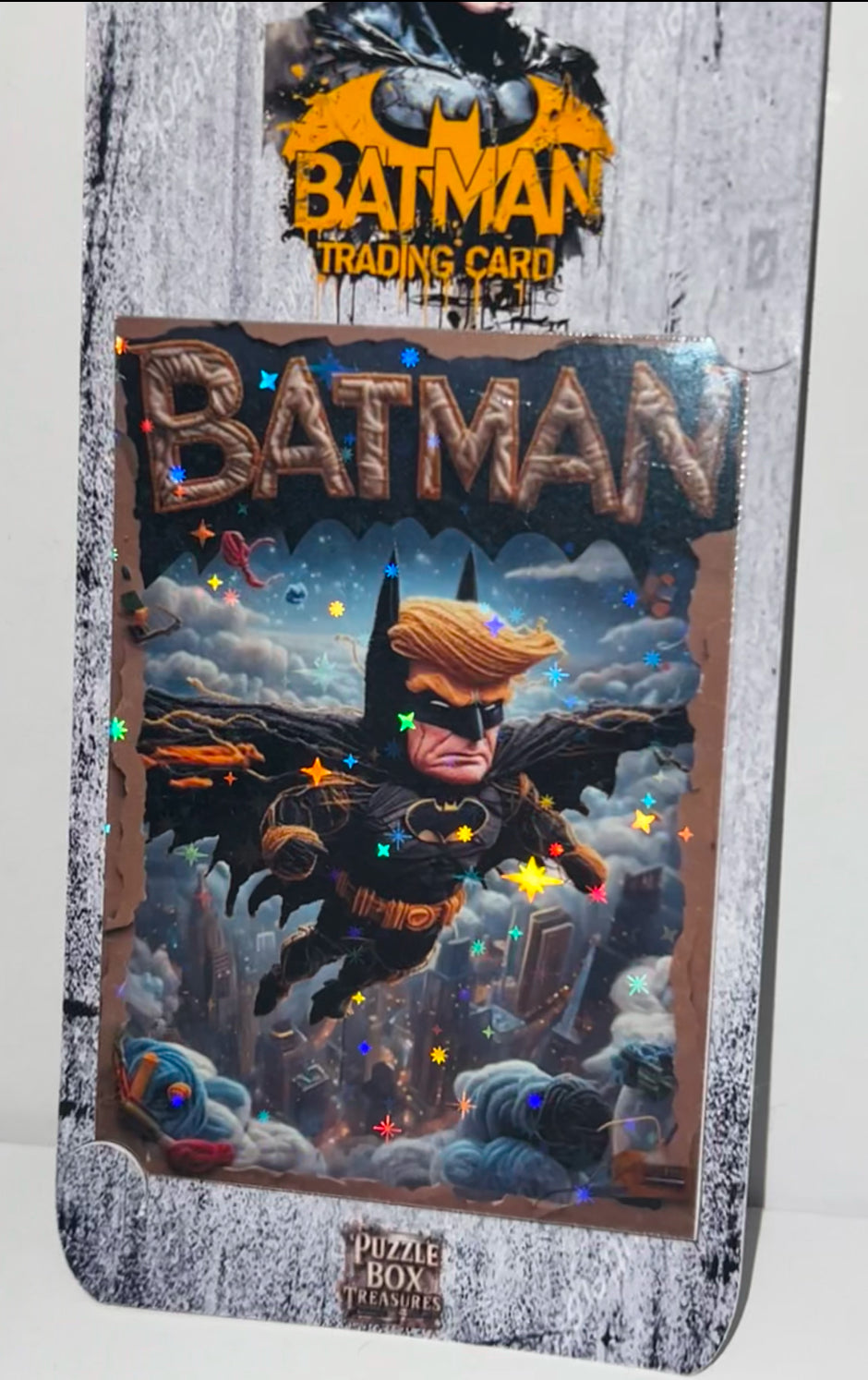 Trump Trading Card ~ Batman Yarn