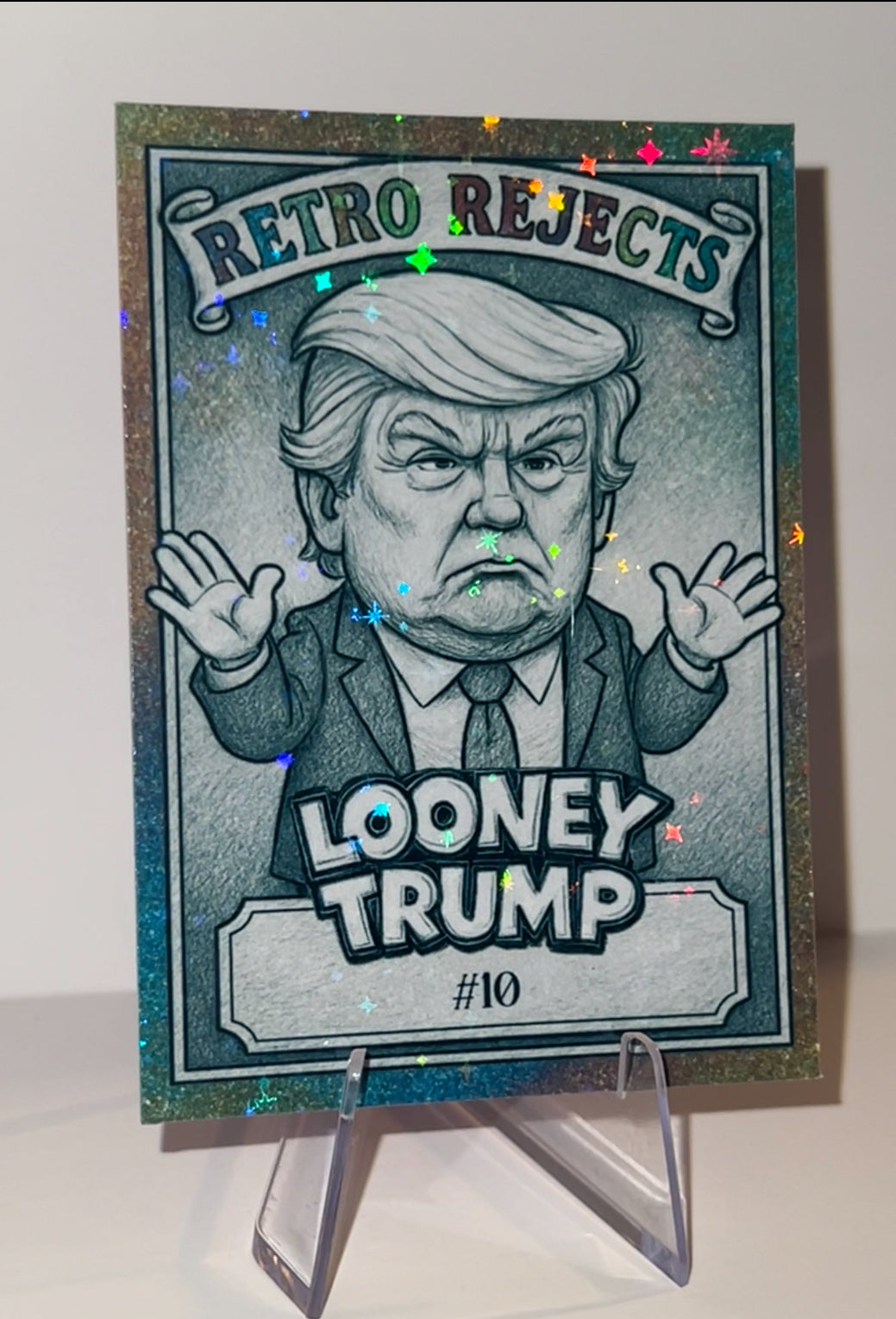 Retro Rejects Trading Card ~ S|1 ~ Trump