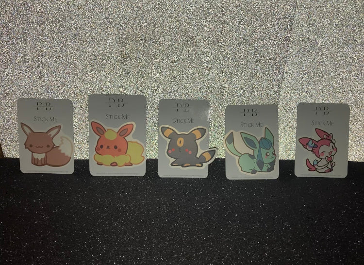Pokémon “Stick Me” Stickers