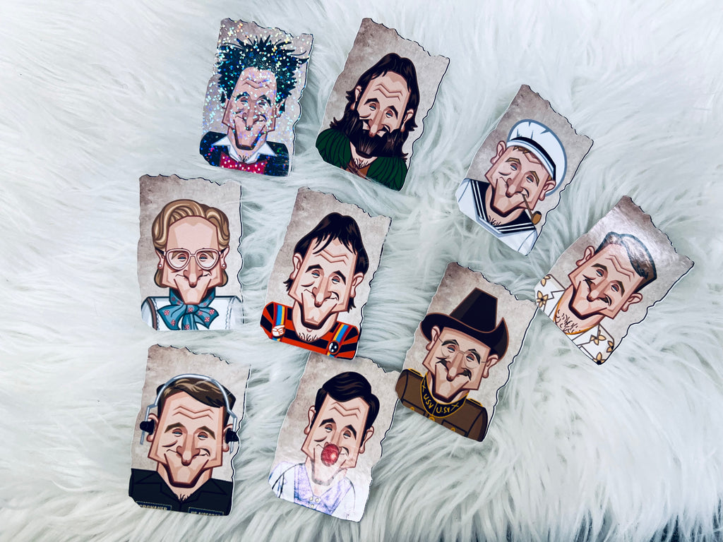 Robin Williams Evolution Cards ~ 9 Cards 1 Holo ~ Hollywood Memorabilia-