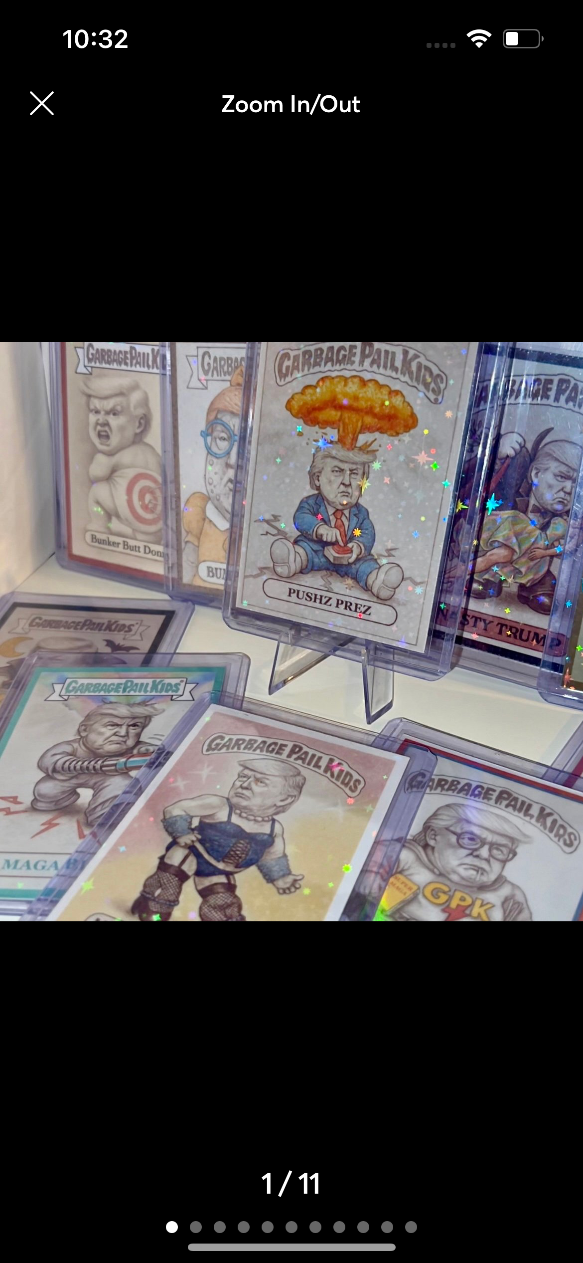 Garbage Pail Kids Trading Cards ~ Donald Trump ~ 12 Card Assortment