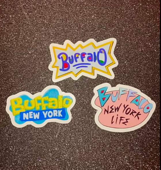 90’s Inspired Buffalo Stickers
