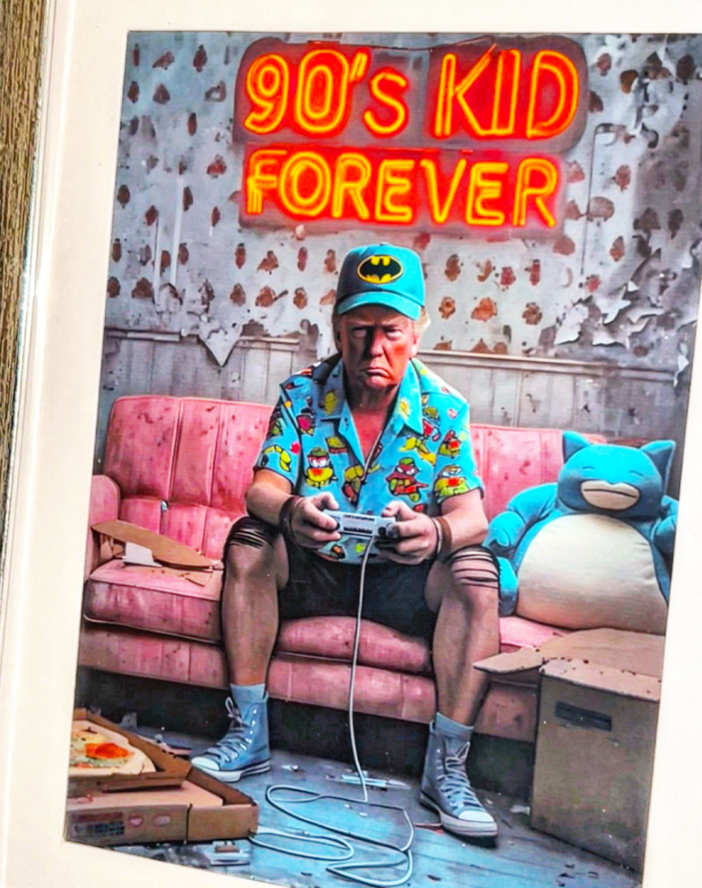 Trump Picture ~ 5x7 90’s Art