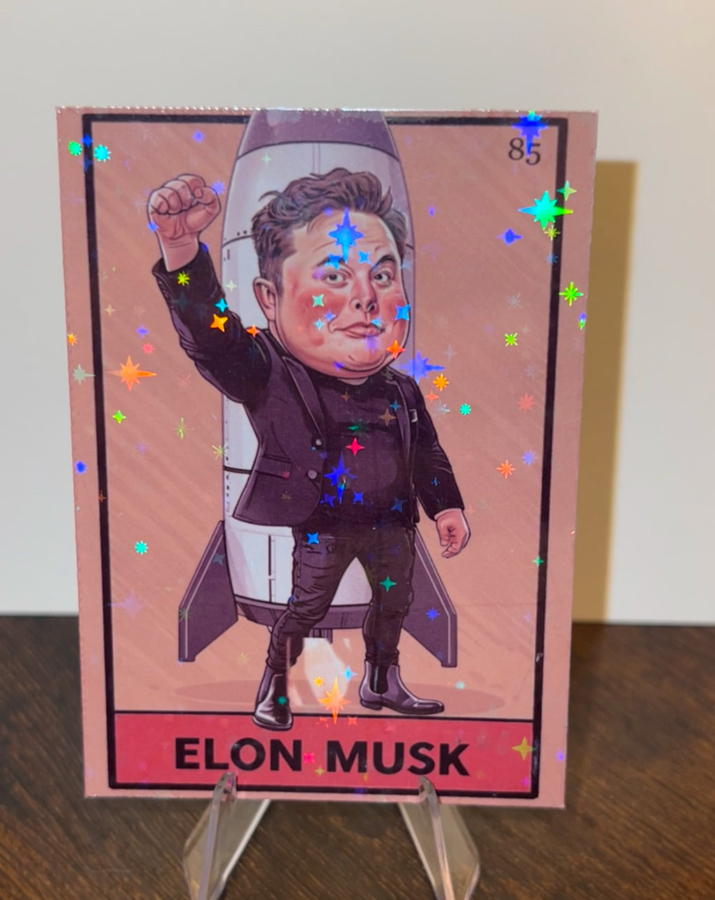 Fists Up Trading Card~ Elon