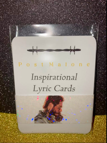 Post Malone Lyric Cards